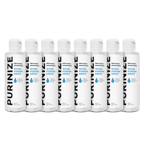 PURINIZE® WATER PURIFIER DROPS 250 ML 8-PACK (15% OFF)