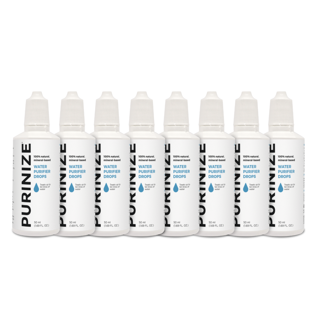 PURINIZE® WATER PURIFIER DROPS 50 ML 8-PACK (15% OFF)